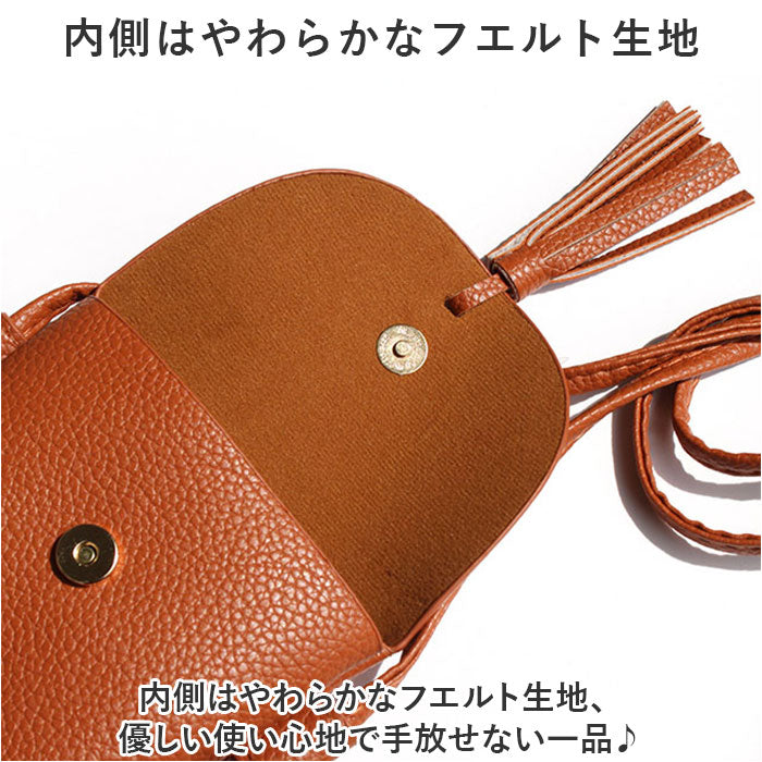 バックヤードファミリー BACKYARD FAMILY タッセルモチーフ ミニショルダー