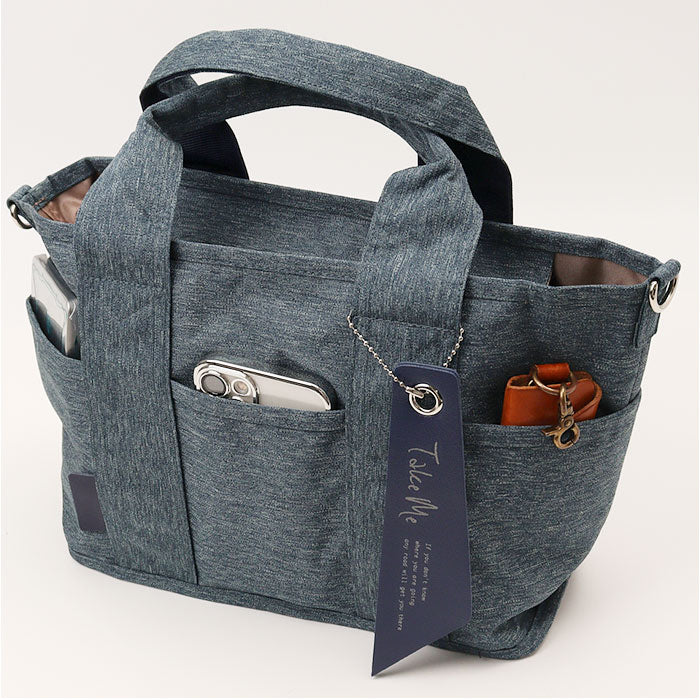 バックヤードファミリー BACKYARD FAMILY Take Me 9pocket Totebag （BLACK） BLACK