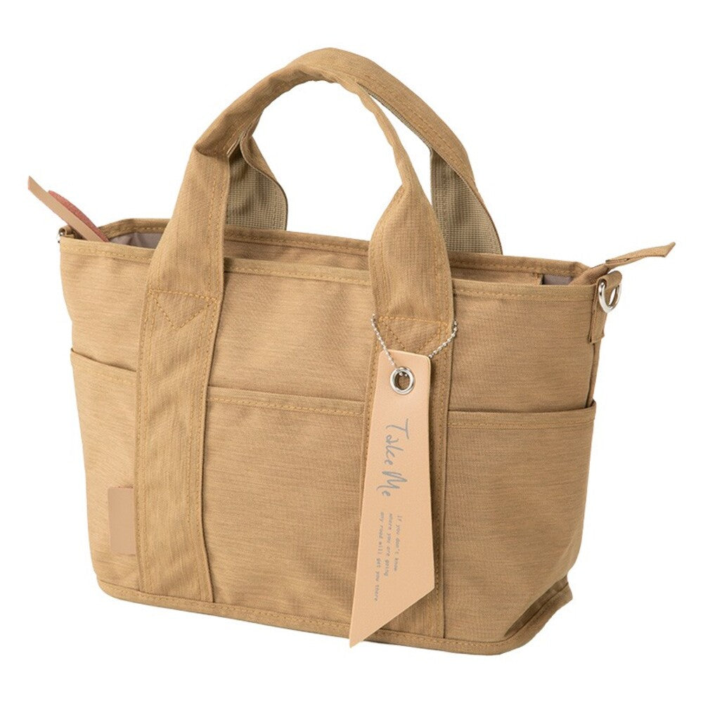 バックヤードファミリー BACKYARD FAMILY Take Me 9pocket Totebag （BEIGE） BEIGE