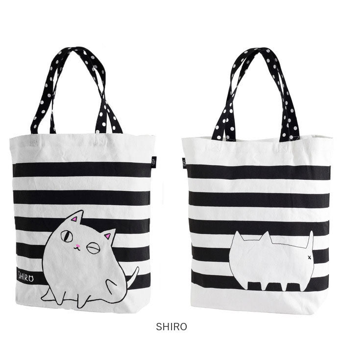 ノーブランド No Brand 猫三兄弟 トートバッグ （KURO） KURO