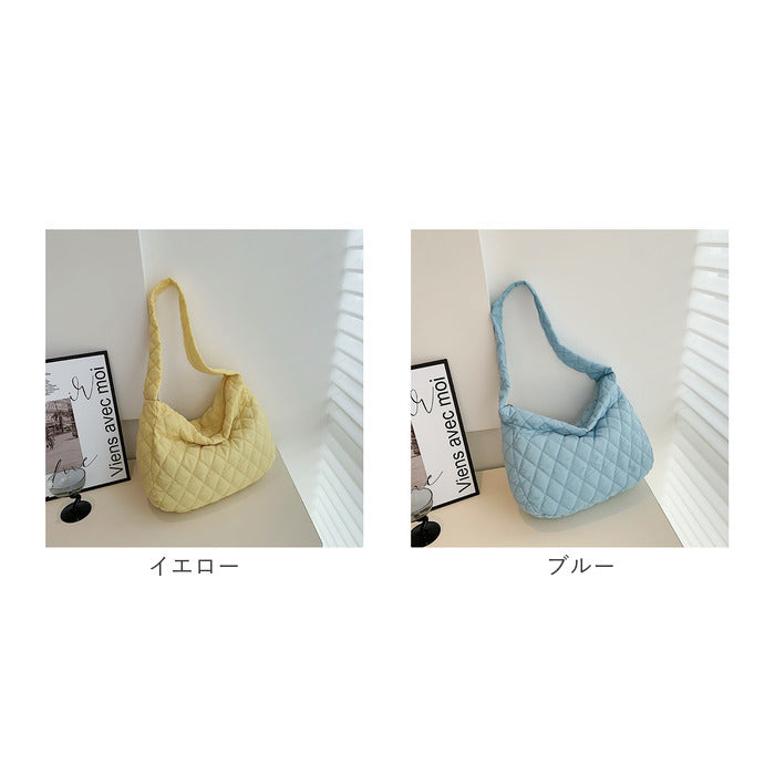 バックヤードファミリー BACKYARD FAMILY キルティング ショルダーバッグ おしゃれ 大容量 軽量 ysba5736 （ブラック） ブラック