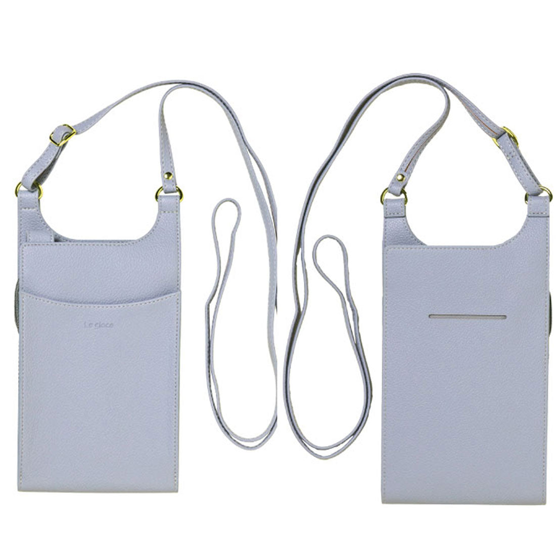 バックヤードファミリー BACKYARD FAMILY ショルダーストラップ付きスマホポーチ （スモークブルー） スモークブルー