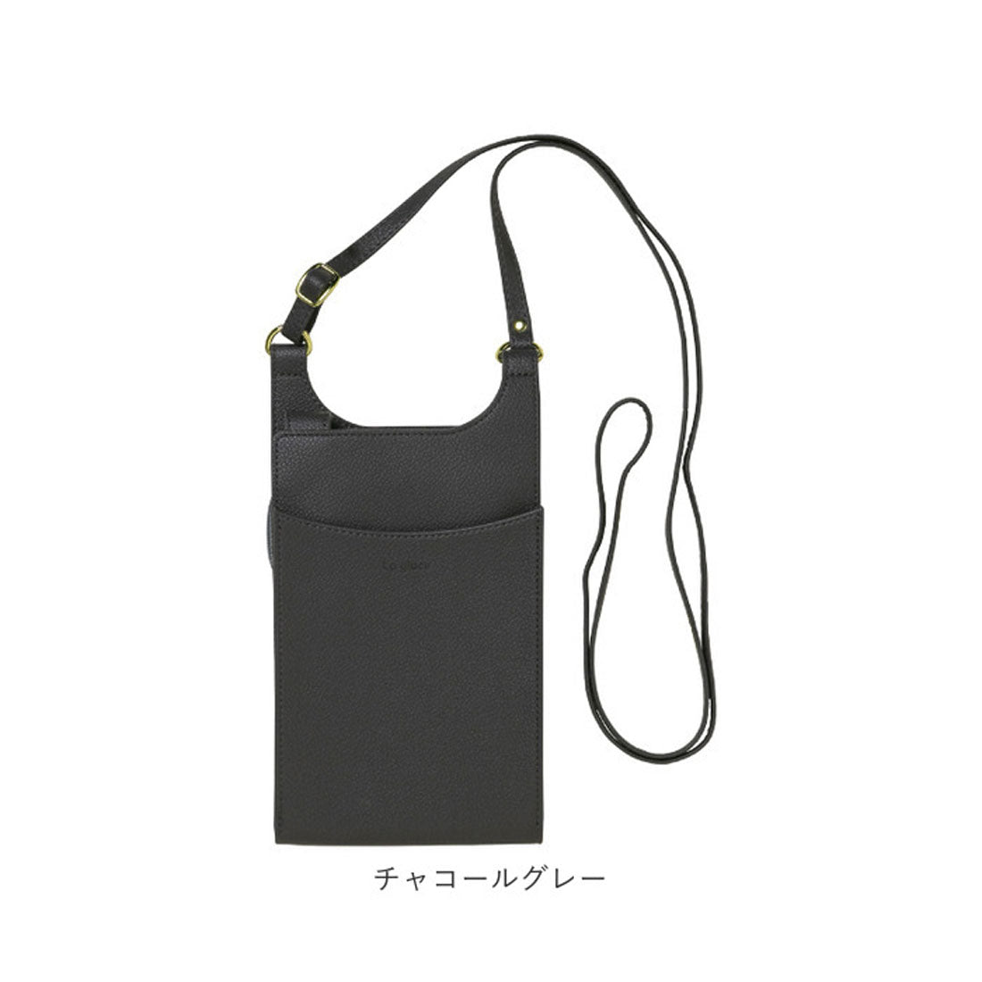 バックヤードファミリー BACKYARD FAMILY ショルダーストラップ付きスマホポーチ （スモークブルー） スモークブルー