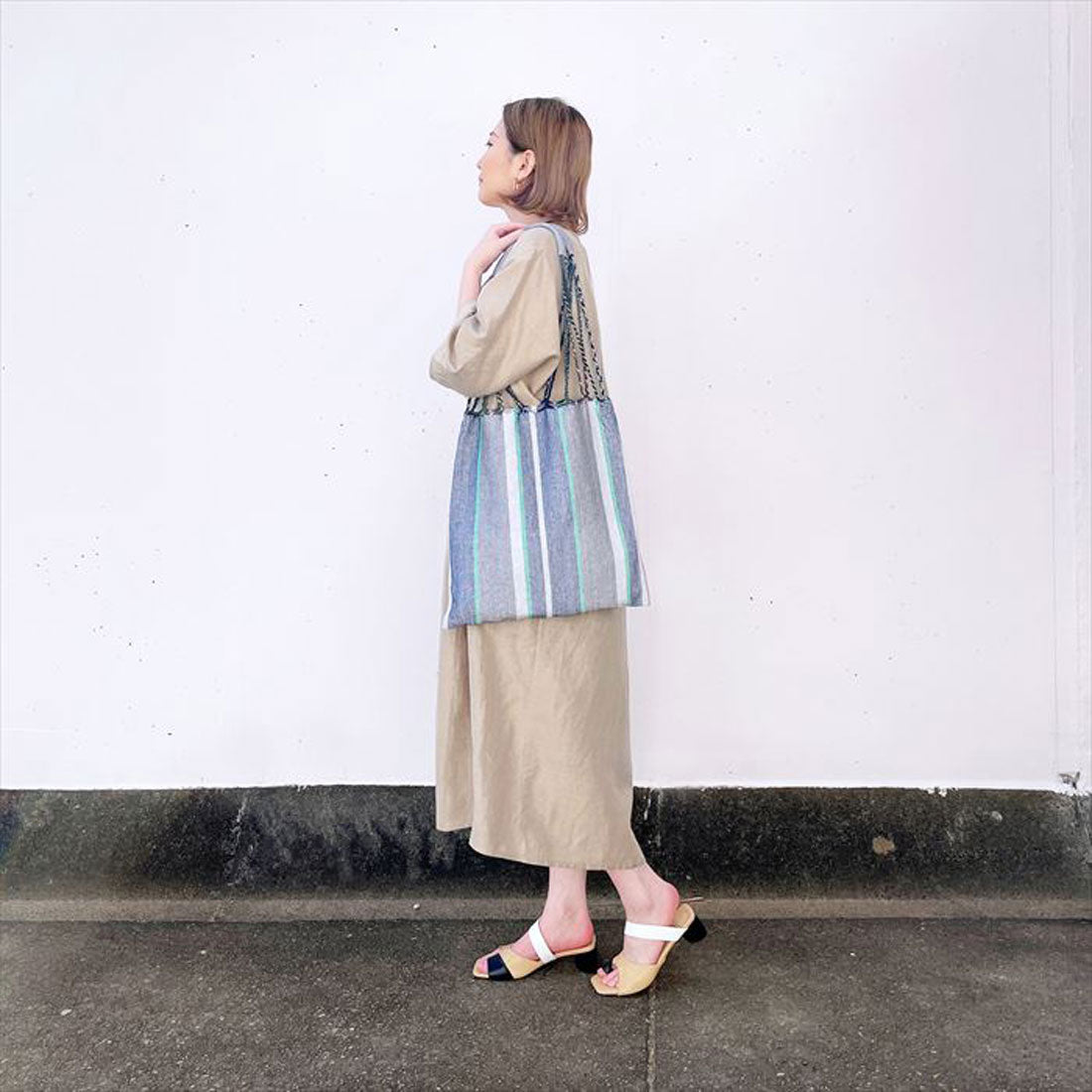 バックヤードファミリー BACKYARD FAMILY ROOTOTE ルートート LT.A4.ハンモックトート-A （BROWNStripe） BROWNStripe