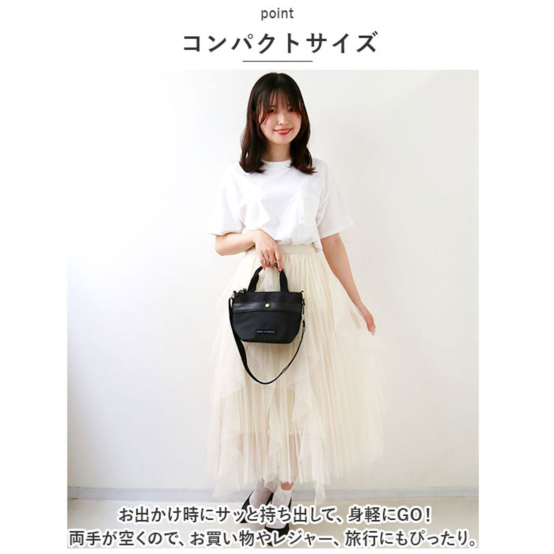 バックヤードファミリー BACKYARD FAMILY インカラー2WAYミニショルダー （オレンジ） オレンジ