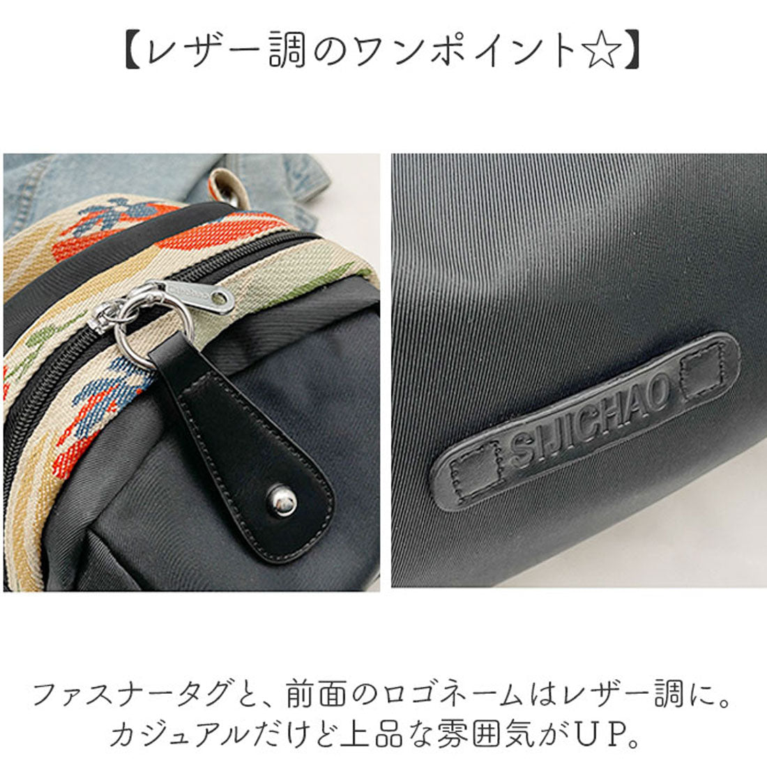 バックヤードファミリー BACKYARD FAMILY ボタニカル ラウンド マチ広 ナイロン ミニ ショルダーバッグ （オレンジ） オレンジ
