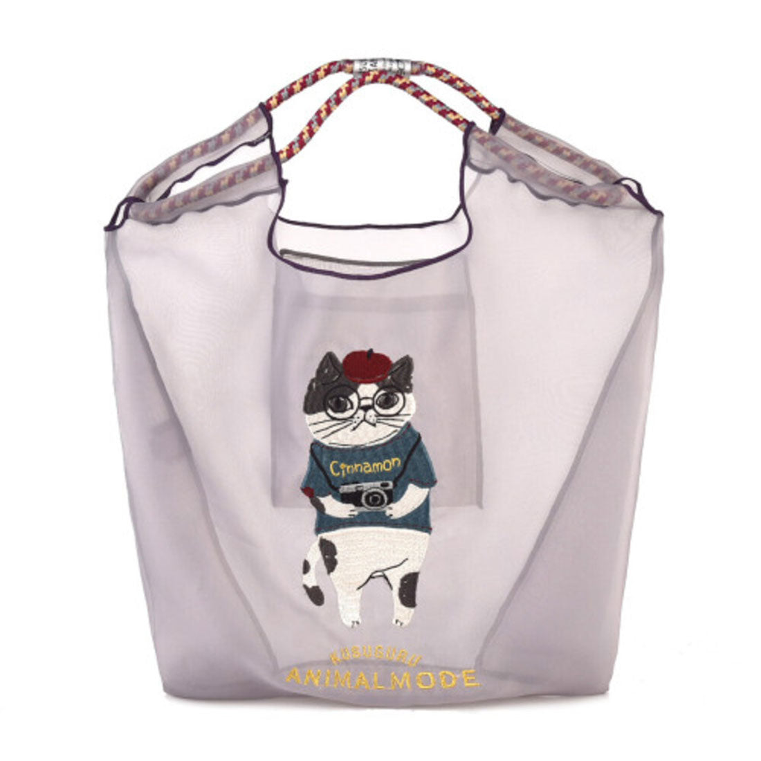 バックヤードファミリー BACKYARD FAMILY シフォン生地 パラコードバッグ （シナモン/シルバー） シナモン/シルバー