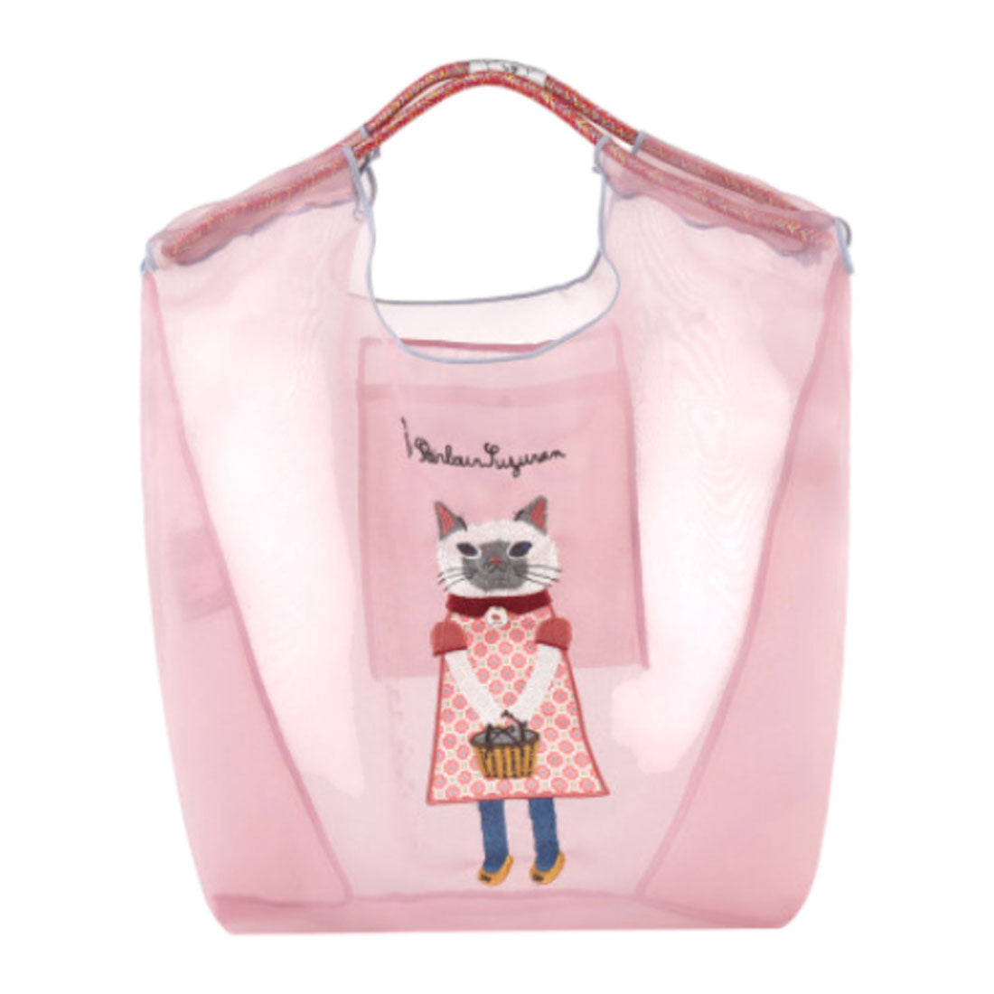 バックヤードファミリー BACKYARD FAMILY シフォン生地 パラコードバッグ （すずらんさん/ピンク） すずらんさん/ピンク