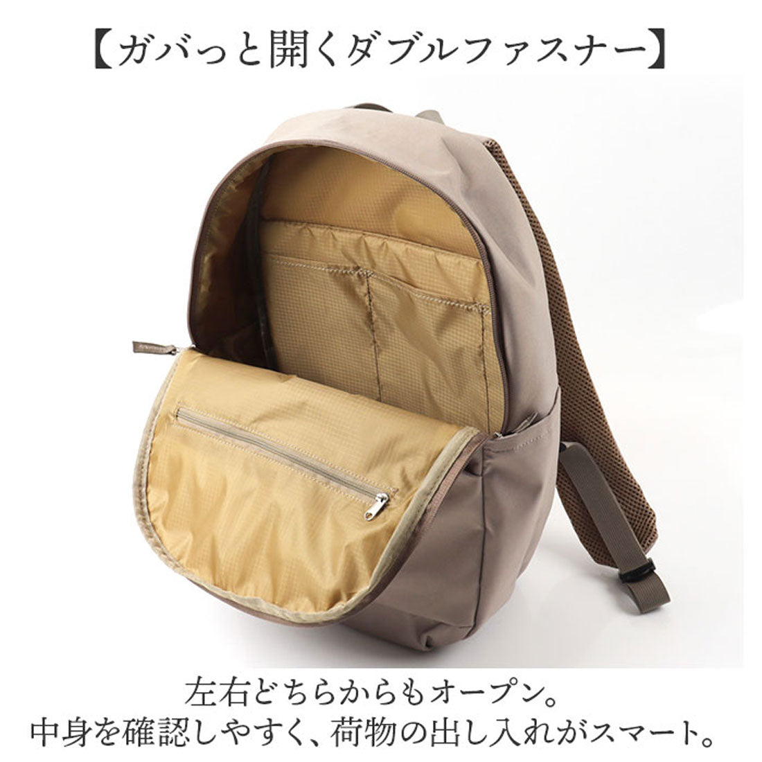 バックヤードファミリー BACKYARD FAMILY anelloGRANDE アングル デイパック （NV.ネイビー） NV.ネイビー