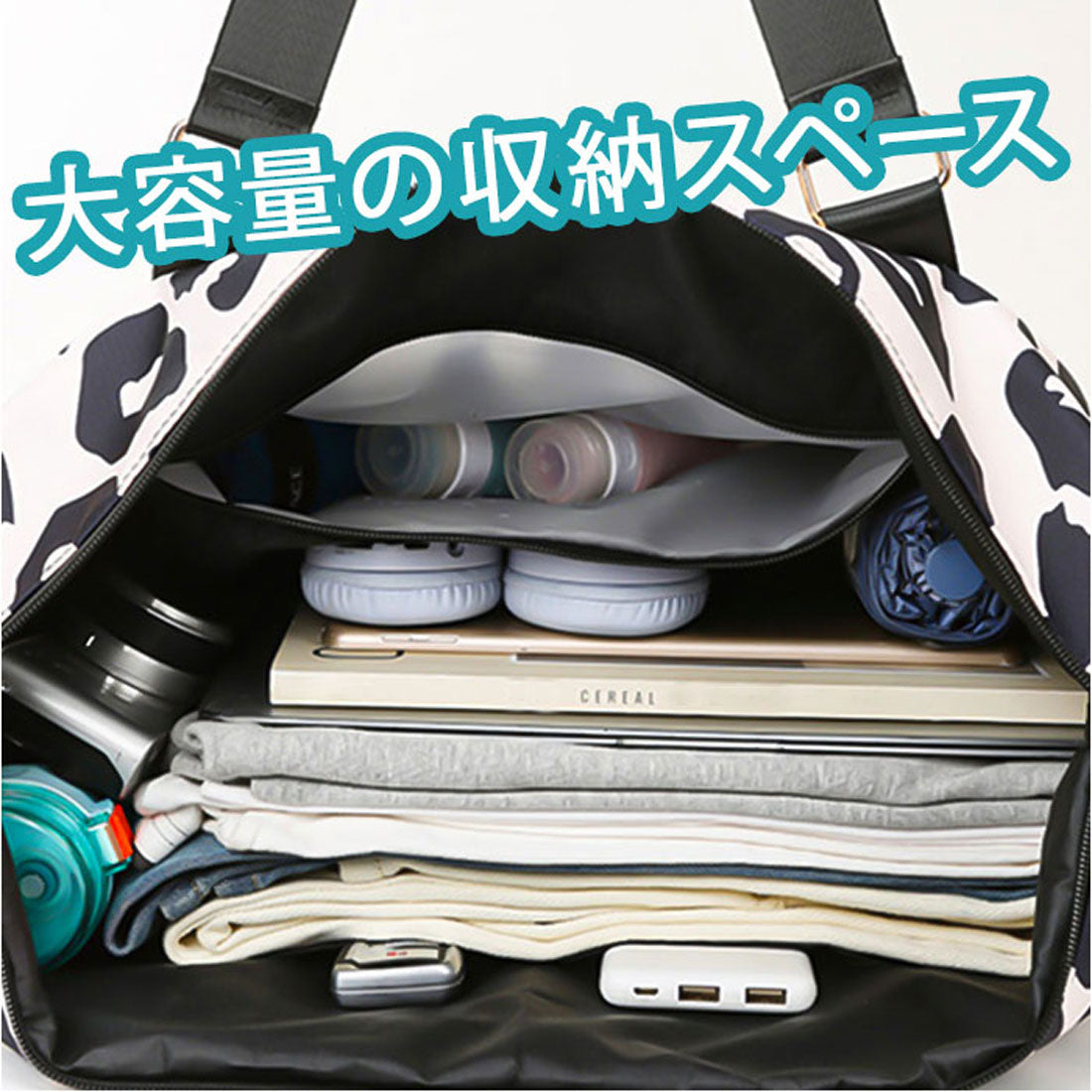 バックヤードファミリー BACKYARD FAMILY ボストンバッグ スポーツ 旅行 レオパード柄 （ピンク） ピンク