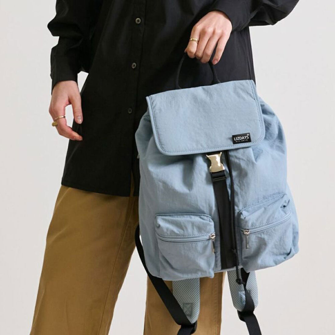 バックヤードファミリー BACKYARD FAMILY Kacchirin ruck sack （ブルーグレー） ブルーグレー