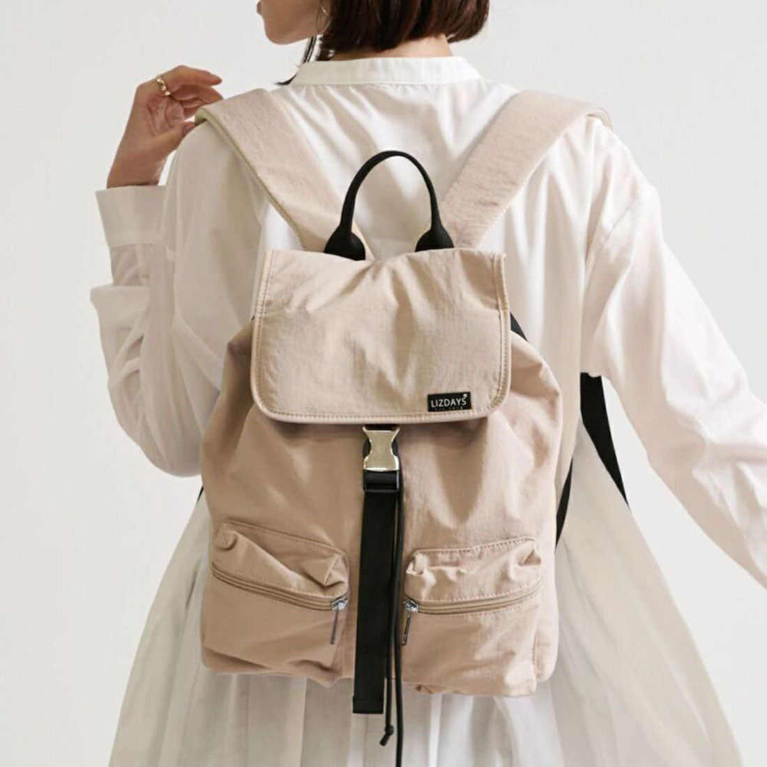 バックヤードファミリー BACKYARD FAMILY Kacchirin ruck sack （ベージュ） ベージュ