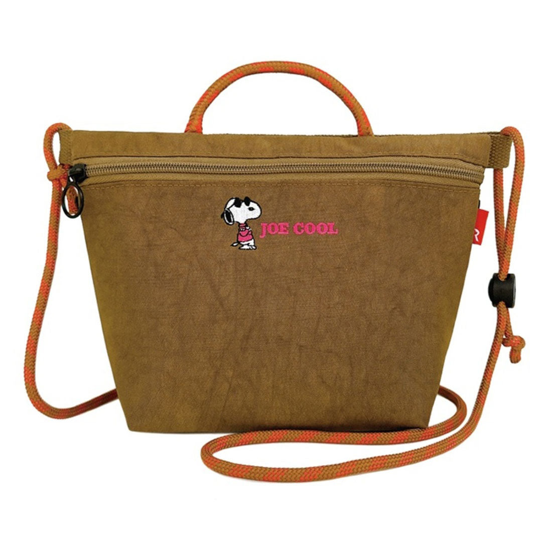 バックヤードファミリー BACKYARD FAMILY IP.サコッシュPoly.Peanuts-0F （Brown） Brown