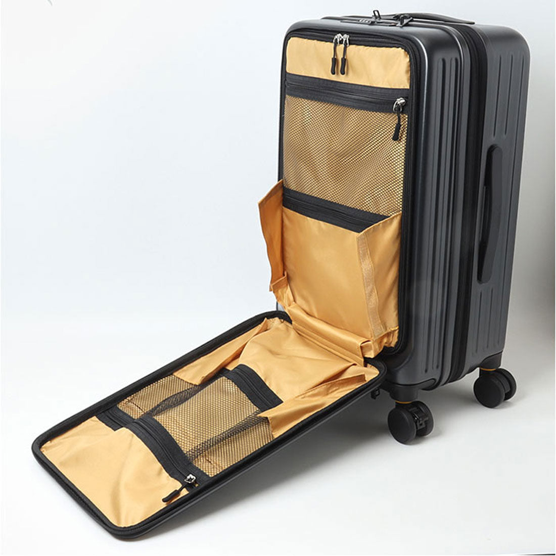 バックヤードファミリー BACKYARD FAMILY 5LAKES&MT C GEAR キャリーケース （YELLOW） YELLOW