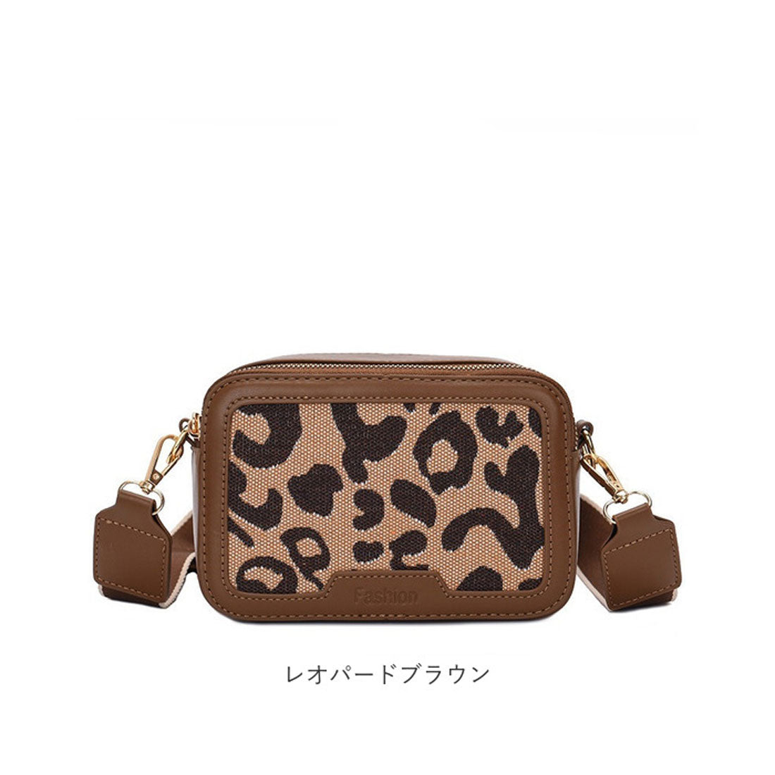 バックヤードファミリー BACKYARD FAMILY ショルダーバッグ ミニ レトロ風 （レオパードブラウン） レオパードブラウン