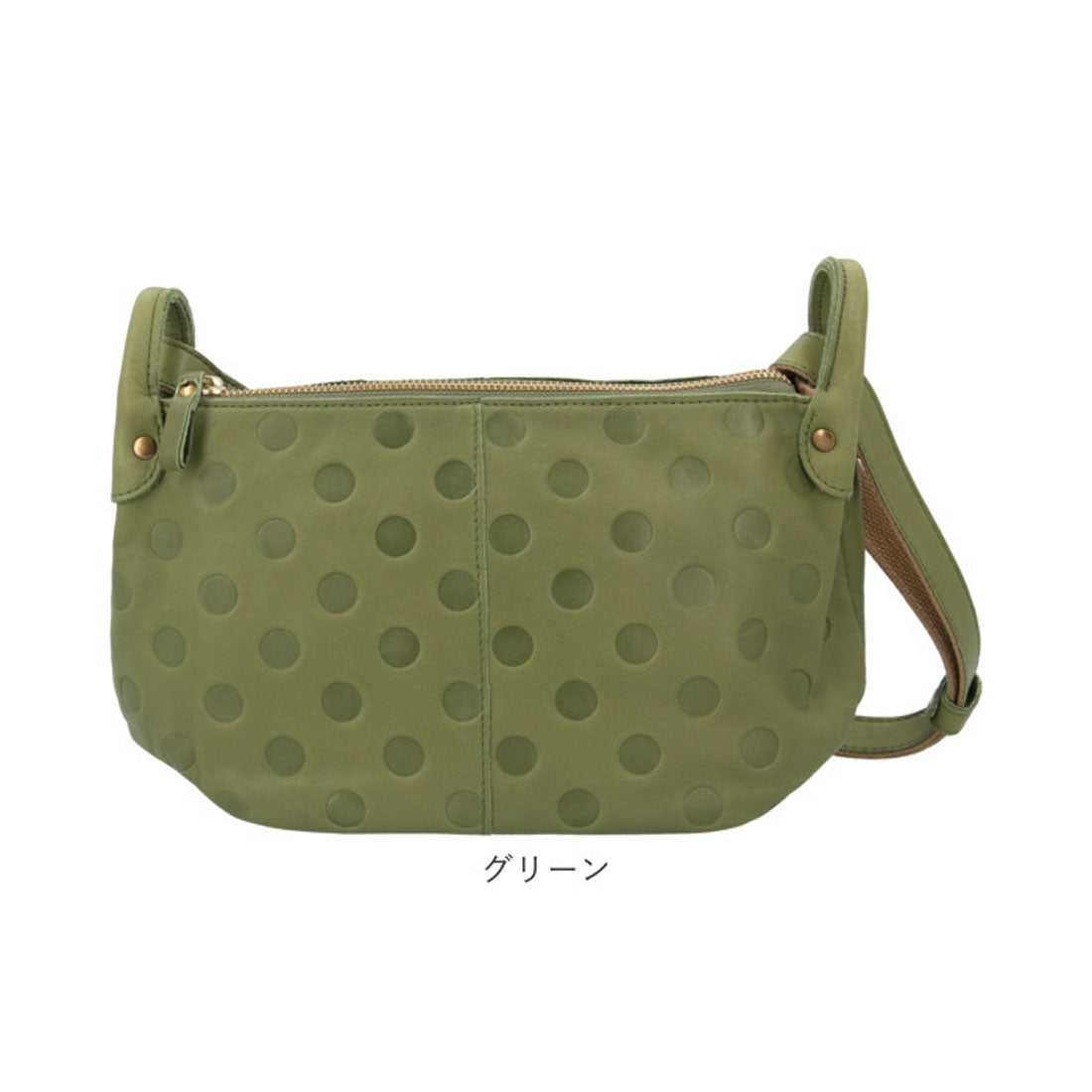 バックヤードファミリー BACKYARD FAMILY unsignet 55211 ドット柄ショルダーバッグ