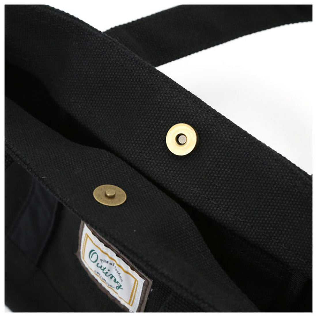 バックヤードファミリー BACKYARD FAMILY キャンバスバッグ S （ブラック） ブラック