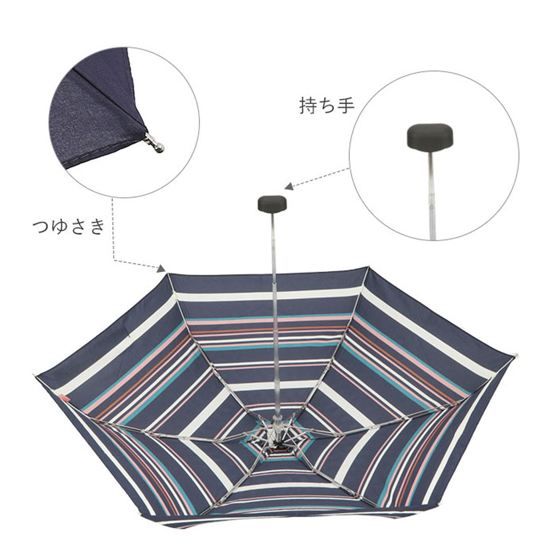 バックヤードファミリー BACKYARD FAMILY because トートバッグ 折りたたみ傘 （カスヴィグレー） カスヴィグレー