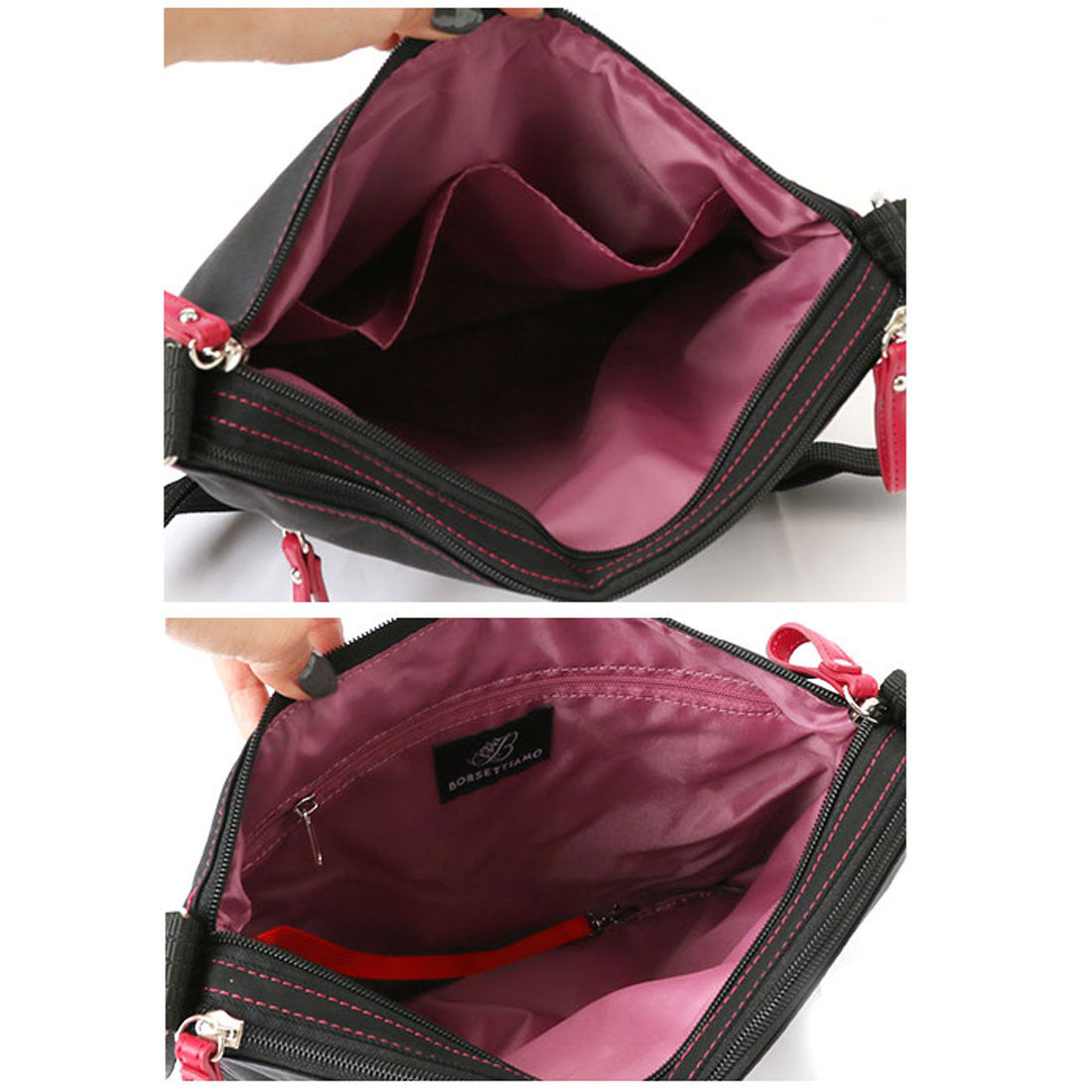Backyard Family BORSETTIAMO Shoulder Bag 749 Women's Crossbody Bag Lightweight Sacoche