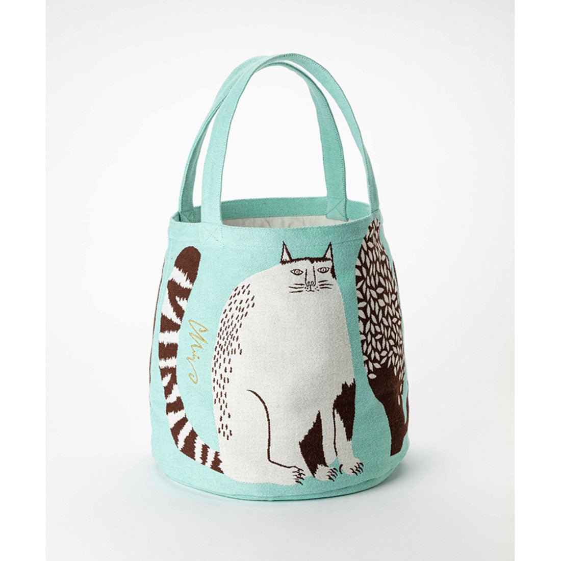 バックヤードファミリー BACKYARD FAMILY morita MiW トートバッグ,公園の大きな樹のネコたち