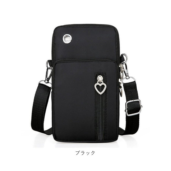 バックヤードファミリー BACKYARD FAMILY スマホポーチ pmysbag14 （ブラック） ブラック