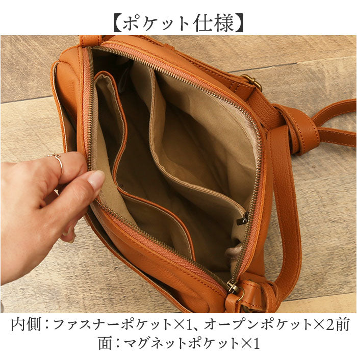 バックヤードファミリー BACKYARD FAMILY toleur カウレザーミニショルダー （BLACK） BLACK