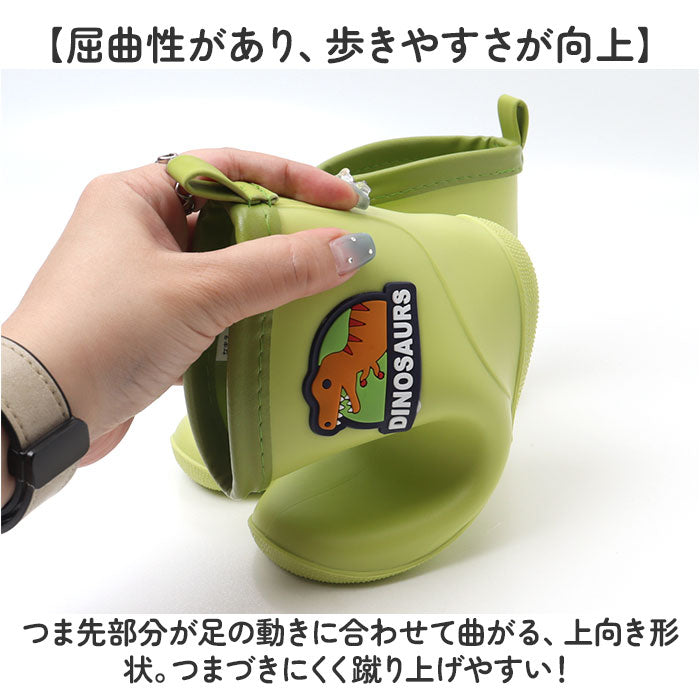 バックヤードファミリー BACKYARD FAMILY こども ワッペン付レインブーツ （BearCafe） BearCafe