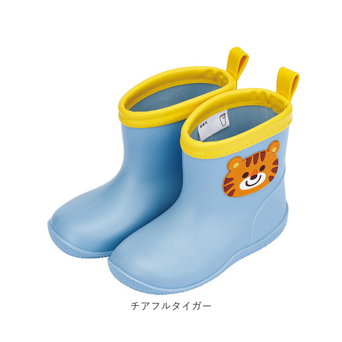 バックヤードファミリー BACKYARD FAMILY こども ワッペン付レインブーツ （BearCafe） BearCafe