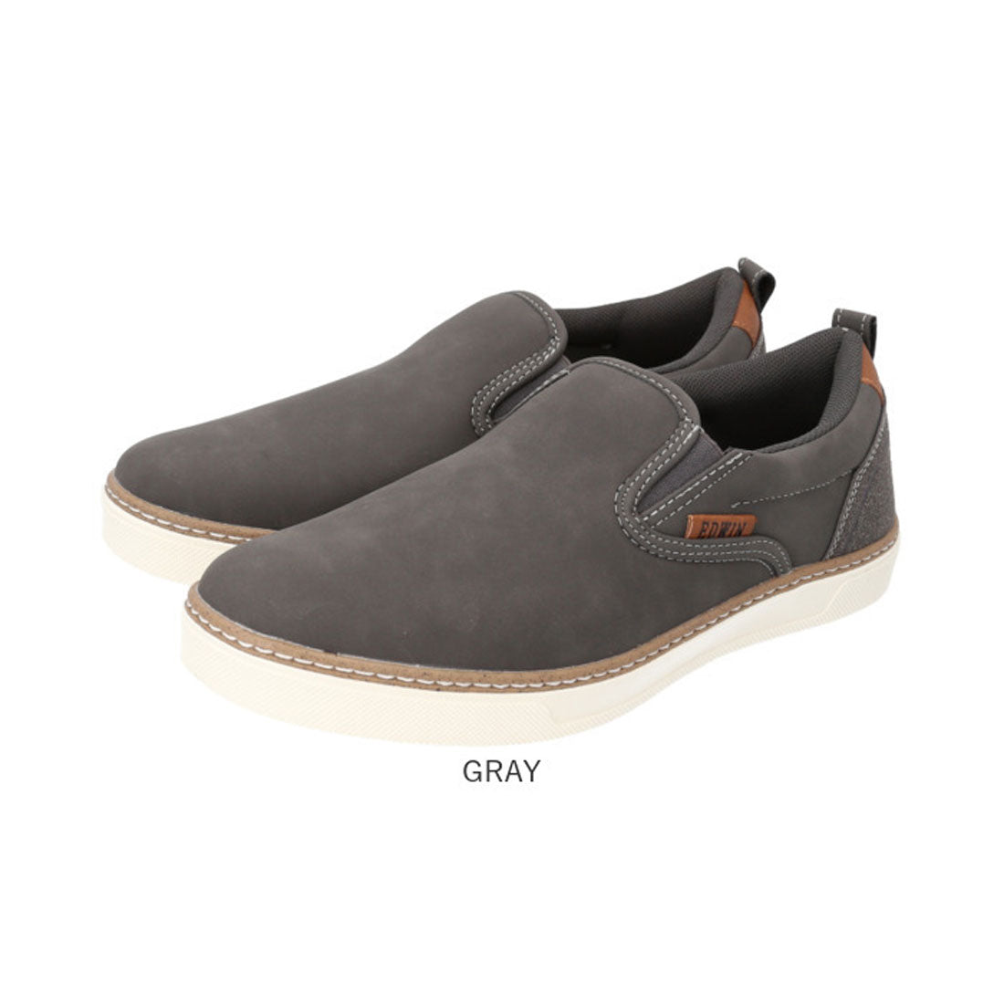 バックヤードファミリー BACKYARD FAMILY EDWIN スリッポン （GRAY） GRAY