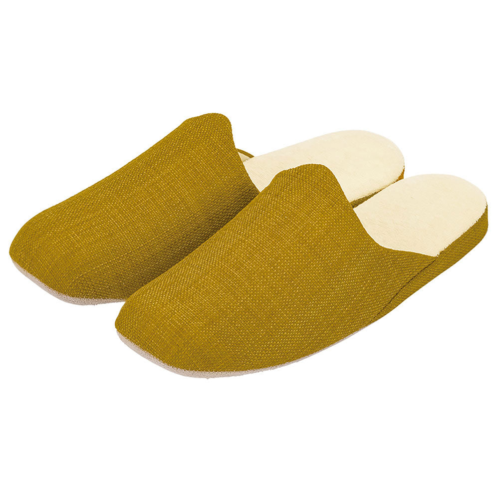 ノーブランド No Brand グレイズ GRAZE スリッパL,44.マスタード