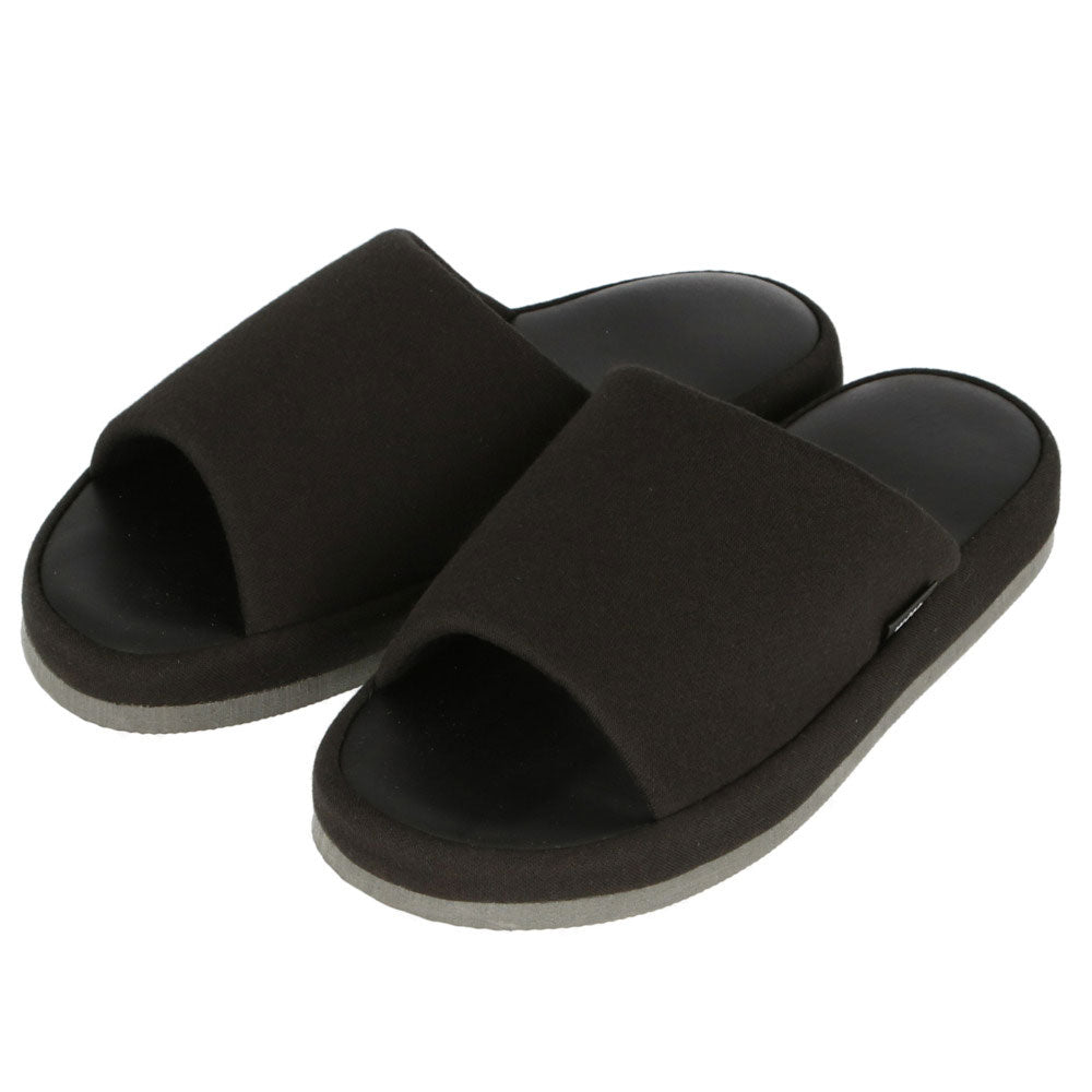 ノーブランド No Brand ウィズ with 足裏Fit 低反発スリッパ,ブラック