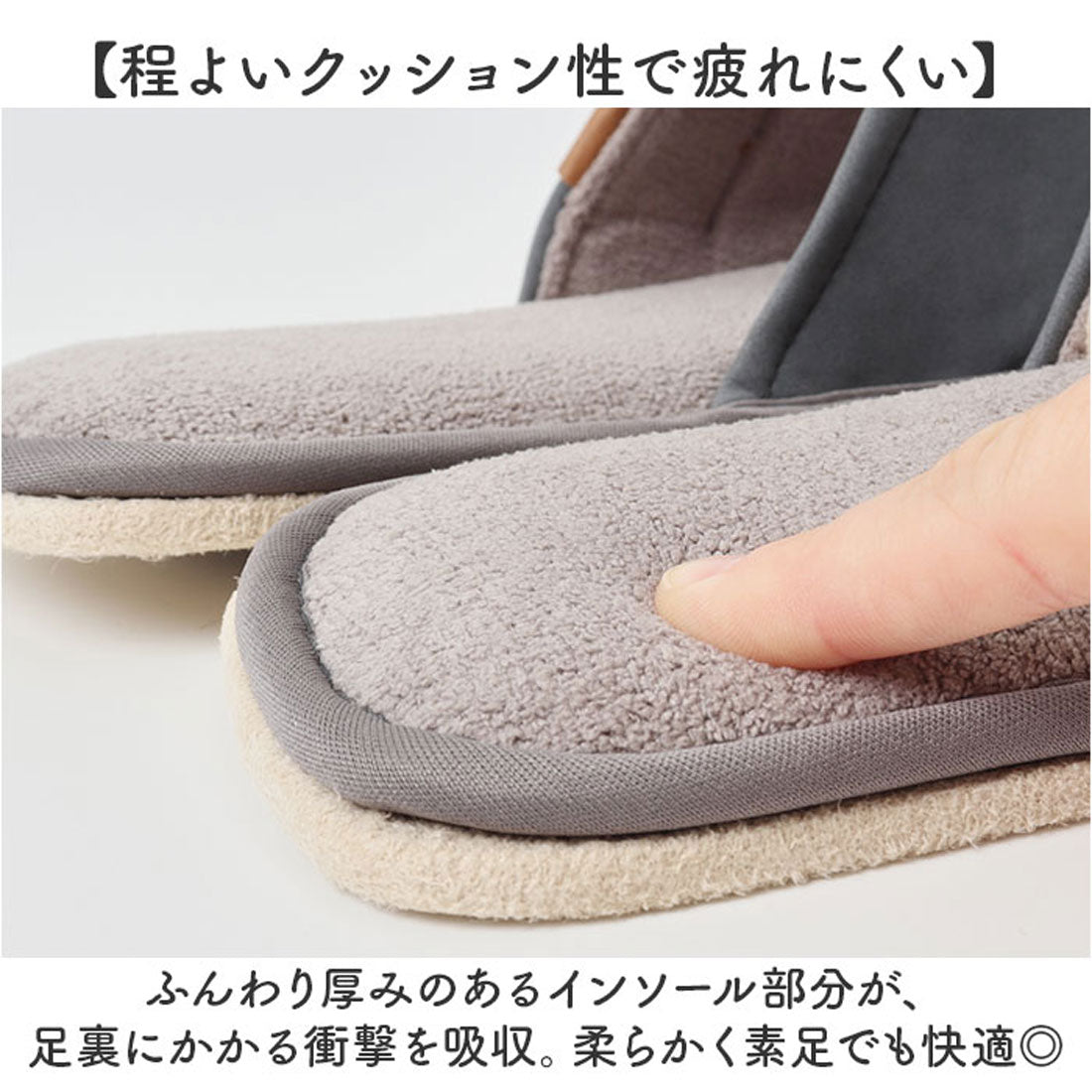 バックヤードファミリー BACKYARD FAMILY ヘンリースタジオ スクエアトゥスリッパ （ダークグレー） ダークグレー