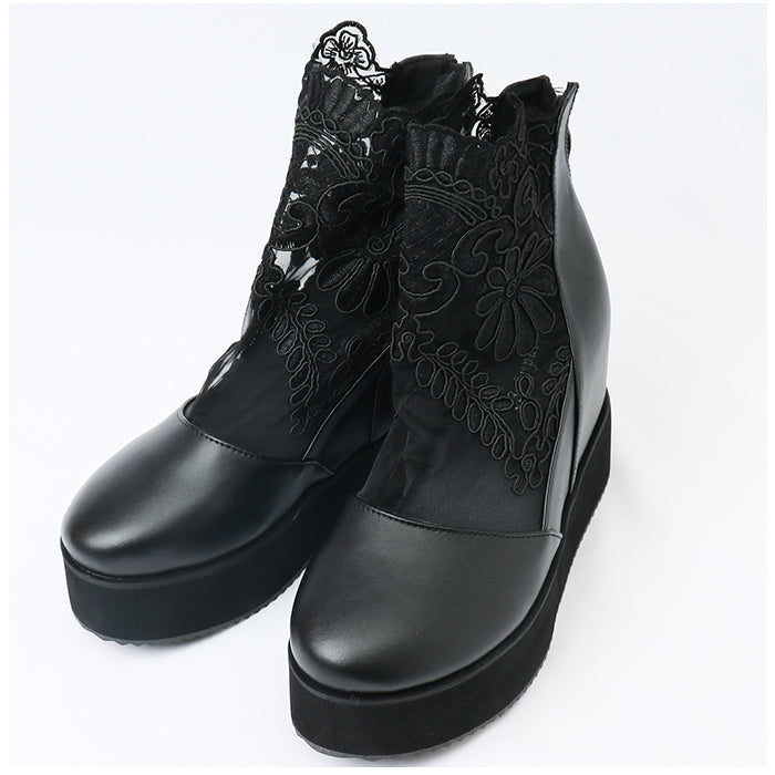 Backyard Family BACKYARD FAMILY Boots Flower Lace mmshose0627d