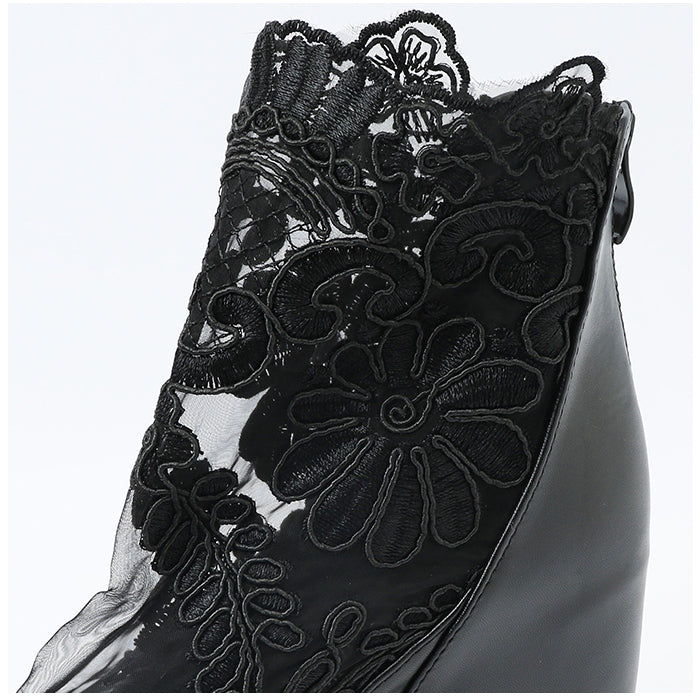 Backyard Family BACKYARD FAMILY Boots Flower Lace mmshose0627d