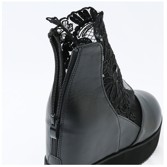 Backyard Family BACKYARD FAMILY Boots Flower Lace mmshose0627d