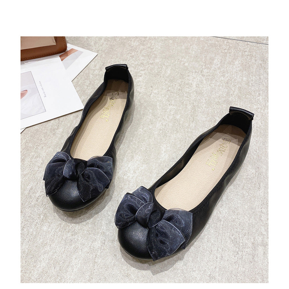 BACKYARD FAMILY BACKYARD FAMILY Pumps Flat Ribbon Easy to Walk mmrs103b