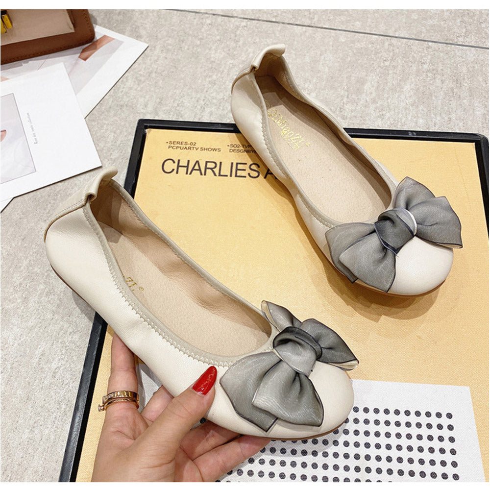 BACKYARD FAMILY BACKYARD FAMILY Pumps Flat Ribbon Easy to Walk mmrs103b