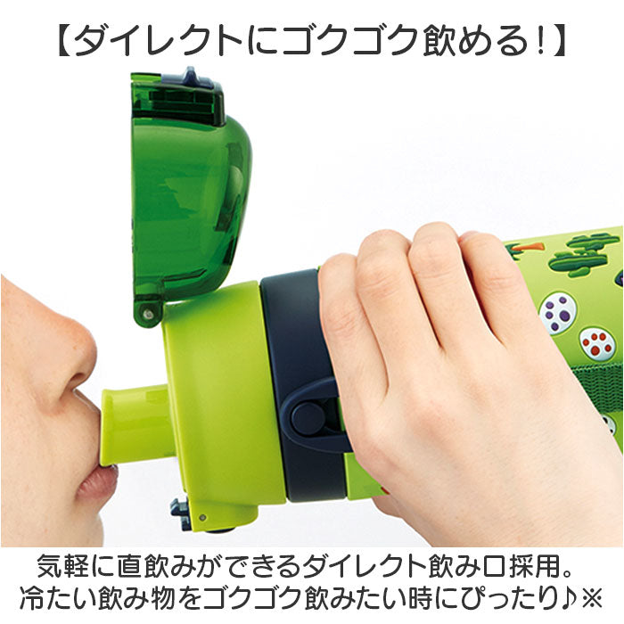 バックヤードファミリー BACKYARD FAMILY 3Dロック付ダイレクトボトル 480ml SDPV5 （ディノサウルス） ディノサウルス