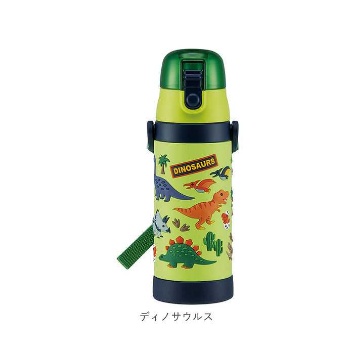 バックヤードファミリー BACKYARD FAMILY 3Dロック付ダイレクトボトル 480ml SDPV5 （ディノサウルス） ディノサウルス