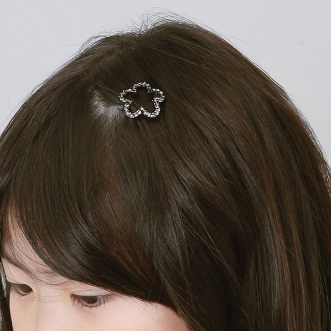 バックヤードファミリー BACKYARD FAMILY RORA ローラ ハリエット ヘアクリップ （チャコールグレー） チャコールグレー