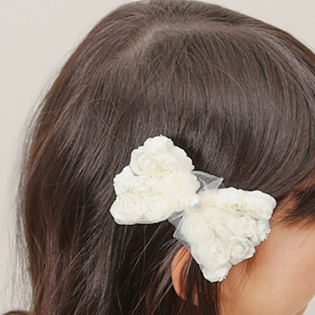 バックヤードファミリー BACKYARD FAMILY RORA ローラ エリン ヘアクリップ （アイボリー） アイボリー