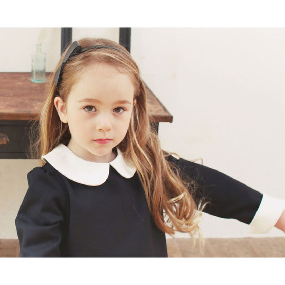 バックヤードファミリー BACKYARD FAMILY 本革リボンカチューシャ大 （オレンジ） オレンジ