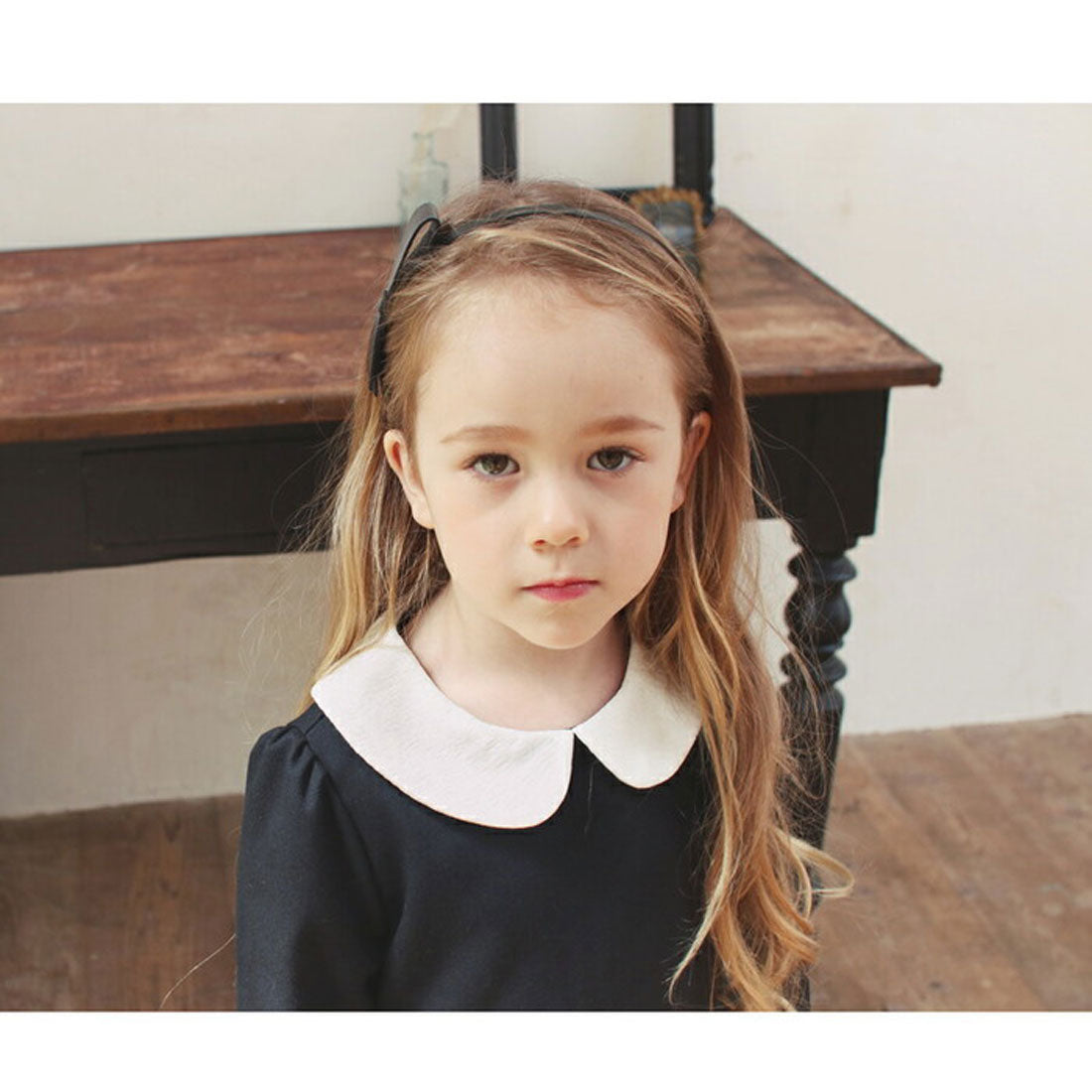 バックヤードファミリー BACKYARD FAMILY 本革リボンカチューシャ大 （オレンジ） オレンジ