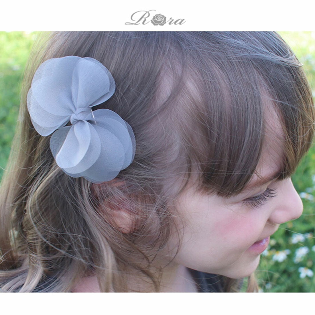 バックヤードファミリー BACKYARD FAMILY カップルヘアクリップ＆パッチンどめ2個セット(3color) （チャコールグレー×パープル） チャコールグレー×パープル