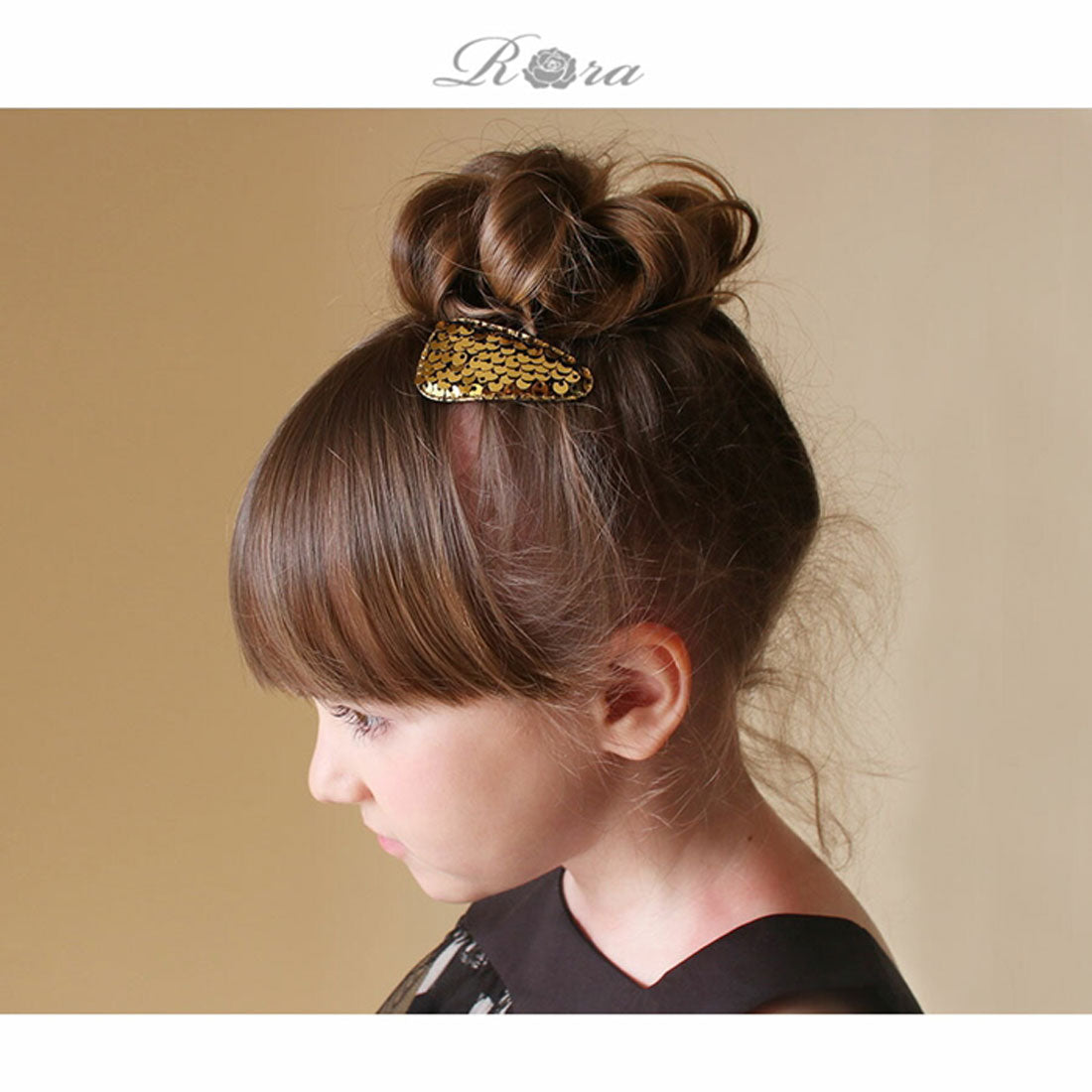 バックヤードファミリー BACKYARD FAMILY カップルヘアクリップ＆パッチンどめ2個セット(3color) （チャコールグレー×パープル） チャコールグレー×パープル