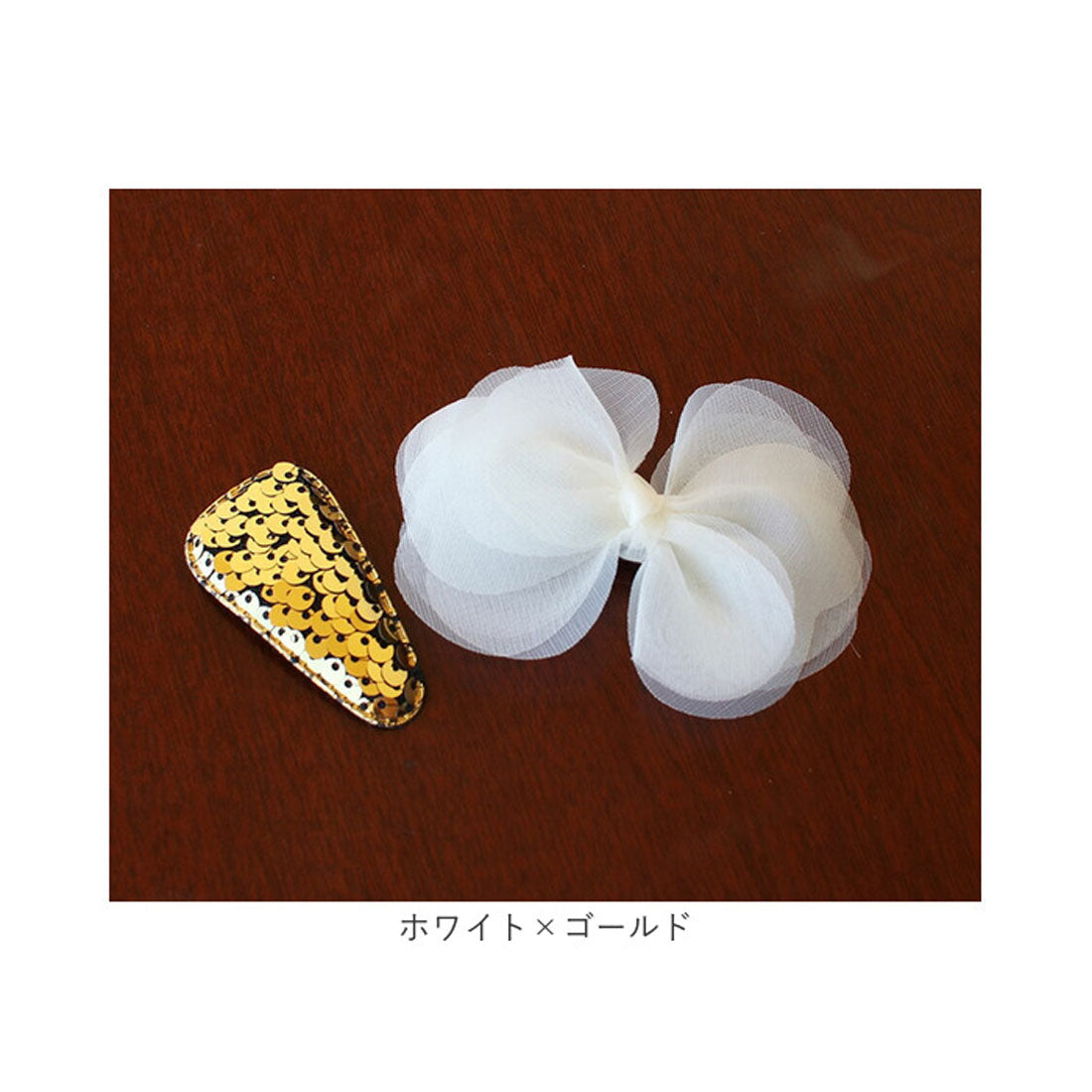 バックヤードファミリー BACKYARD FAMILY カップルヘアクリップ＆パッチンどめ2個セット(3color) （チャコールグレー×パープル） チャコールグレー×パープル