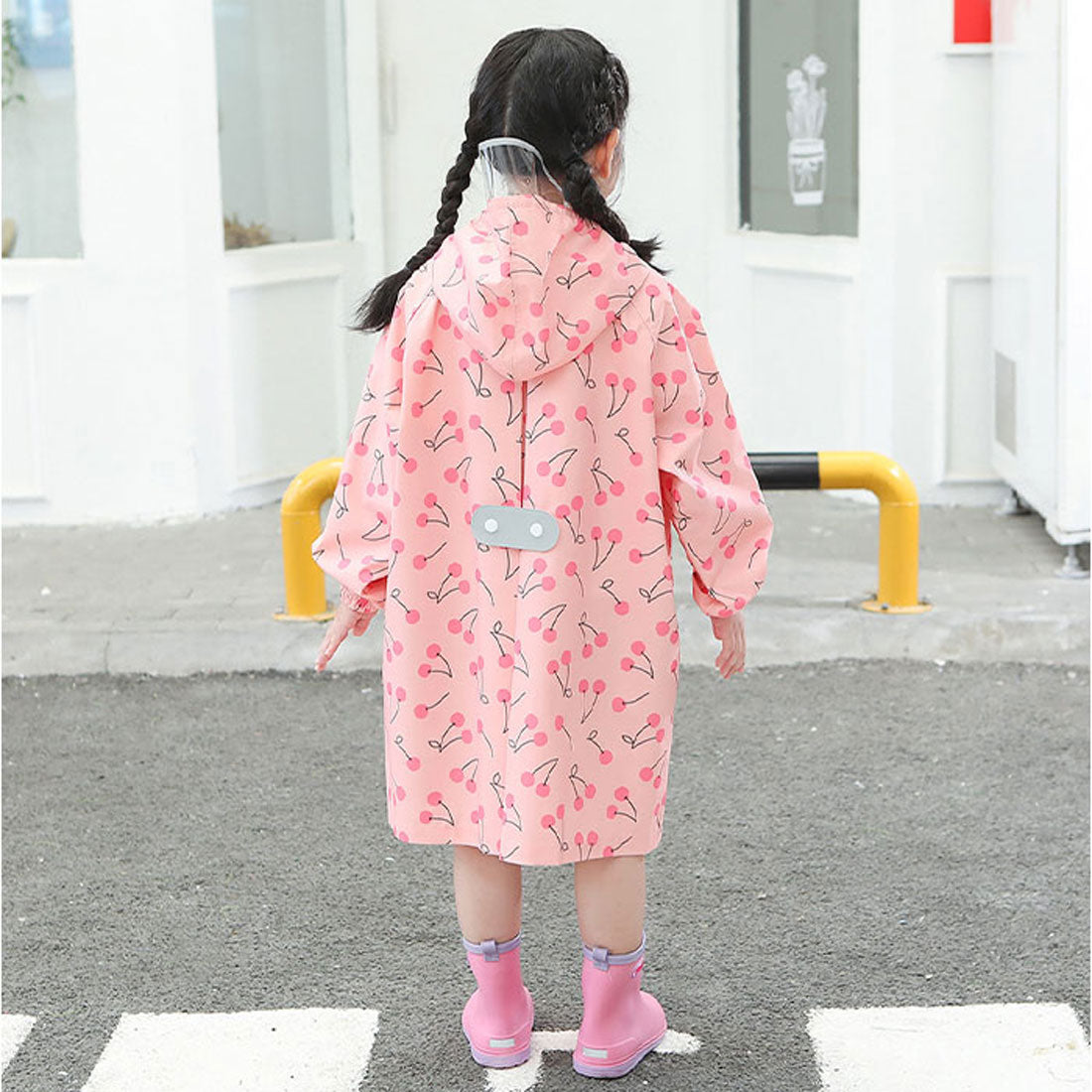 バックヤードファミリー BACKYARD FAMILY レインコート キッズ （サンフラワー×ブルー） サンフラワー×ブルー
