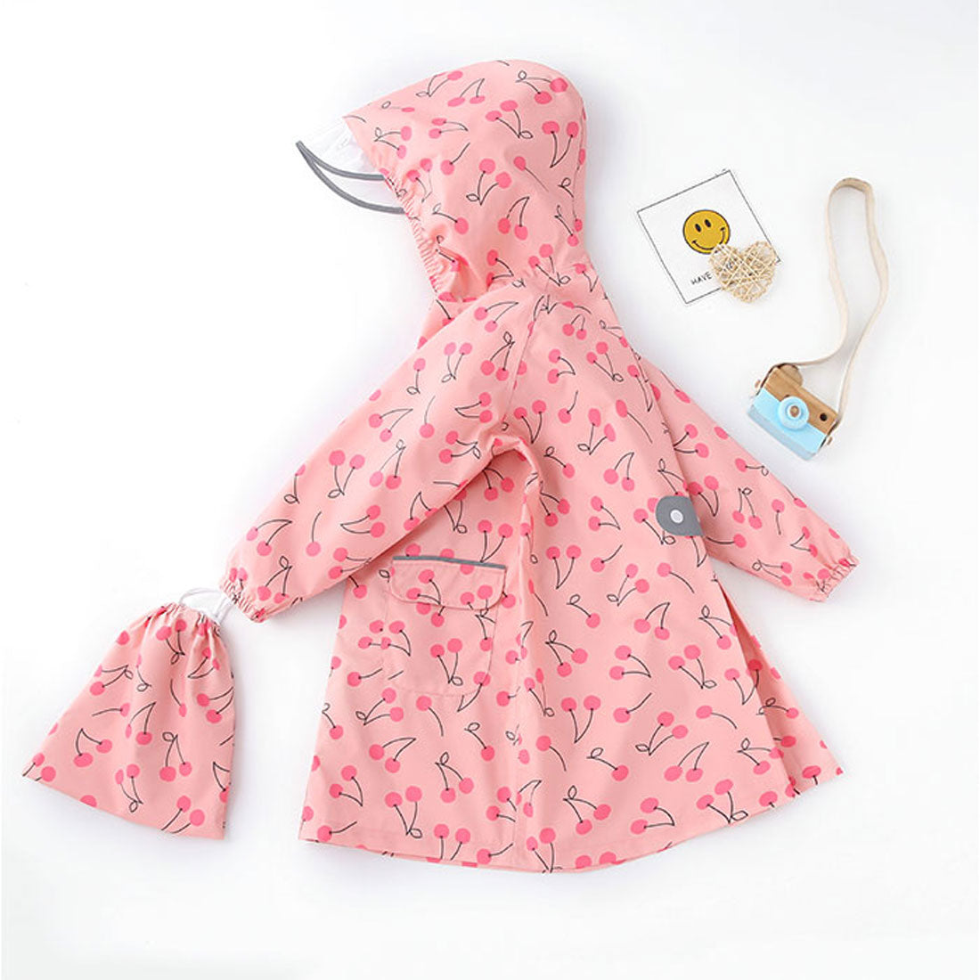 バックヤードファミリー BACKYARD FAMILY レインコート キッズ （サンフラワー×ブルー） サンフラワー×ブルー