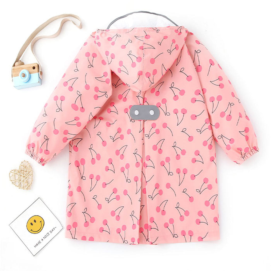 バックヤードファミリー BACKYARD FAMILY レインコート キッズ （サンフラワー×ブルー） サンフラワー×ブルー