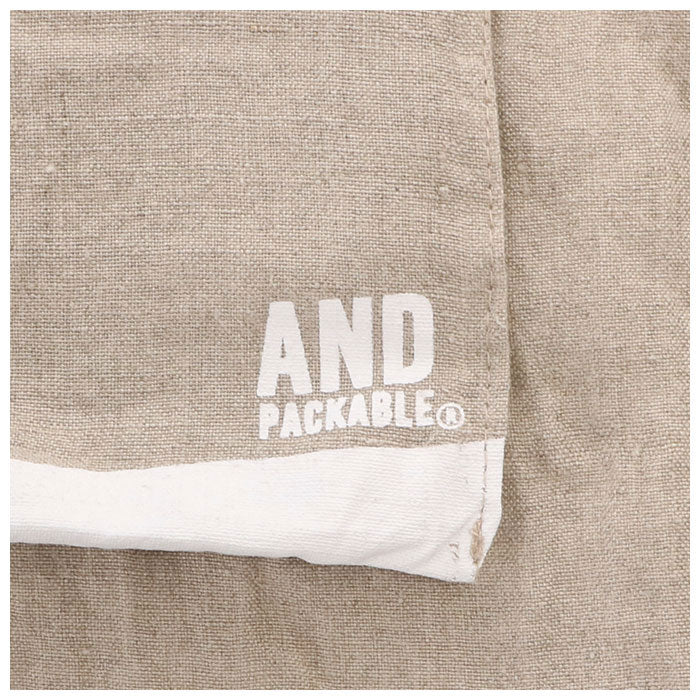 ノーブランド No Brand アンドパッカブル andpackable キッズリネンエプロン